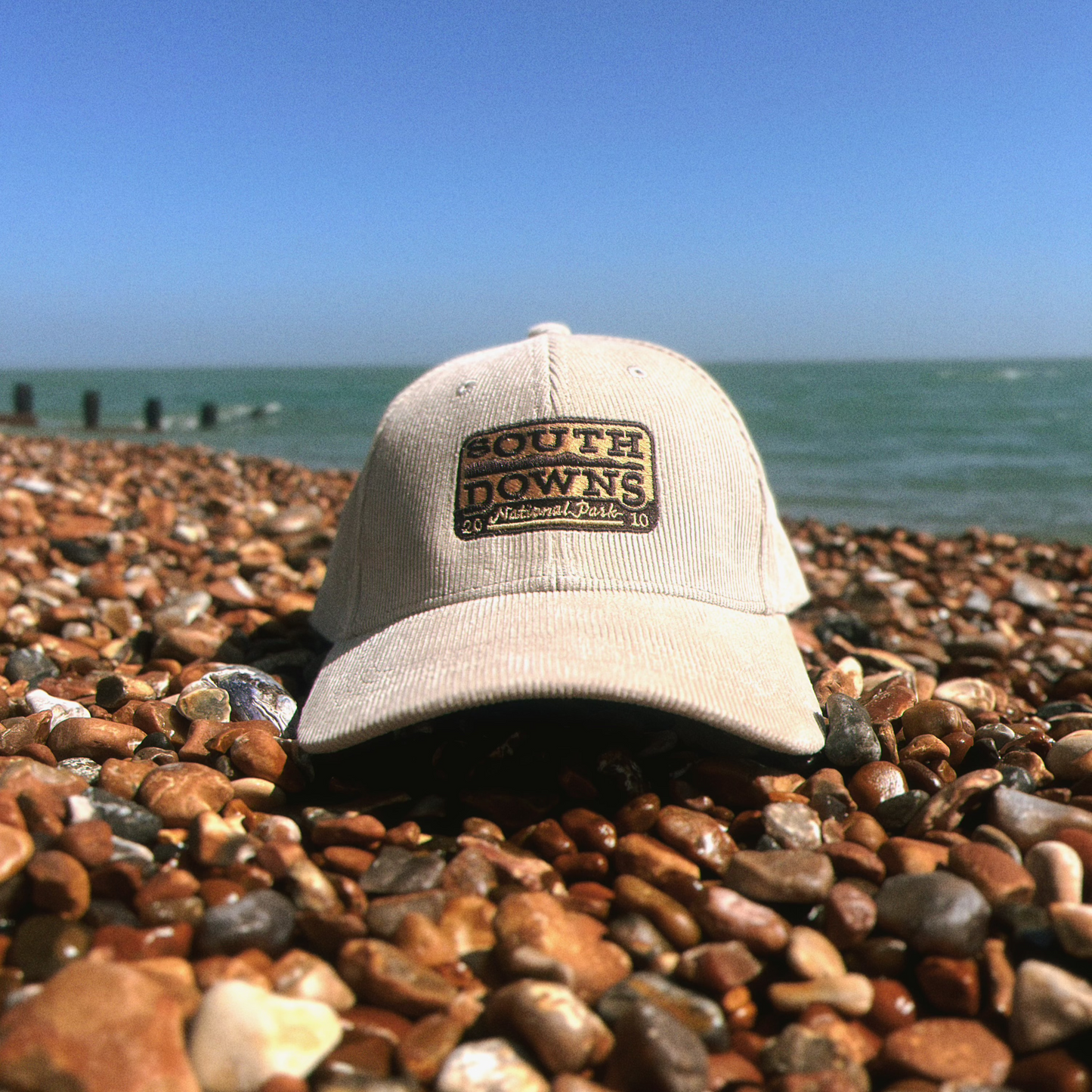 South Downs Cord Cap - Stone