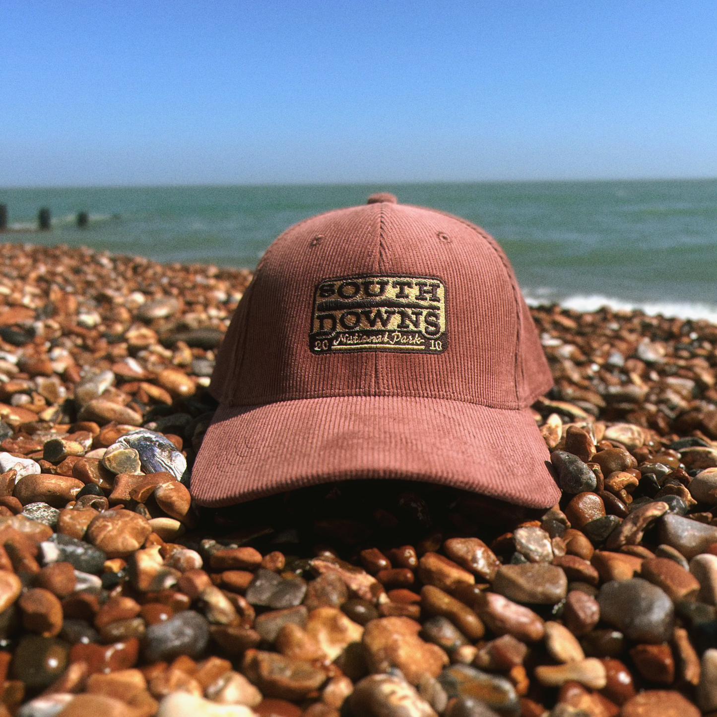 South Downs Cord Cap - Redwood