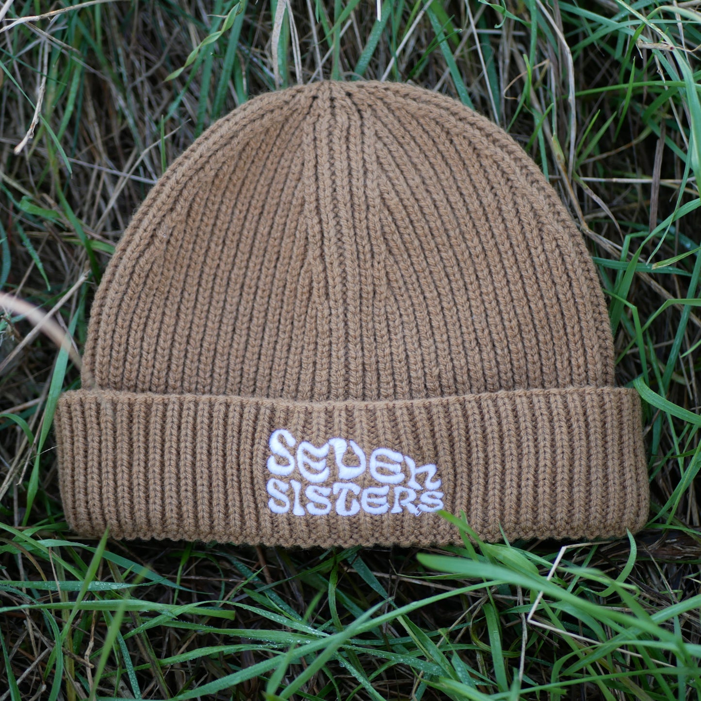 Seven Sisters Fisherman Beanie - Biscuit