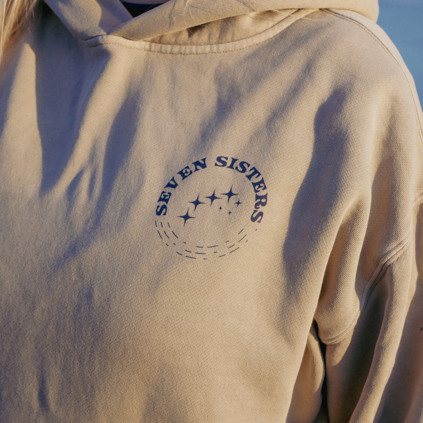Stars Oversized Hoodie - Faded Taupe