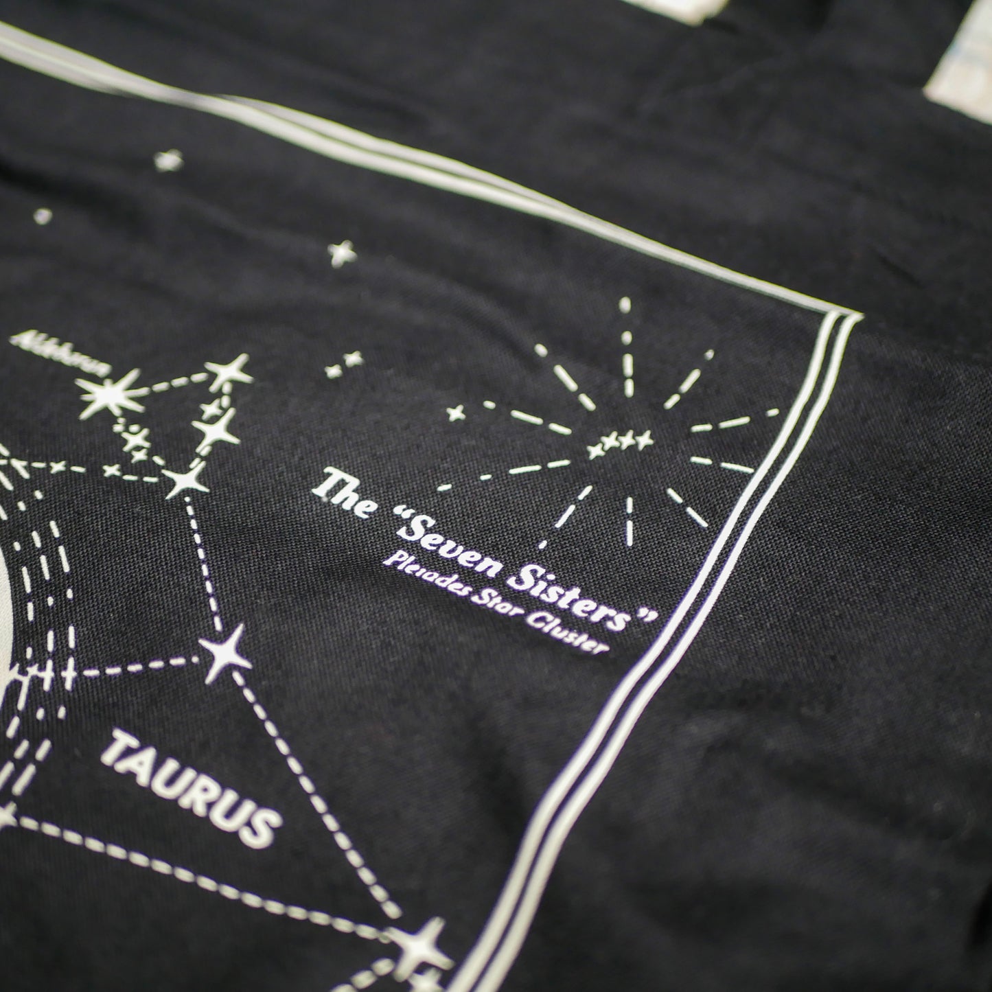 Stars Tote Bag - Black